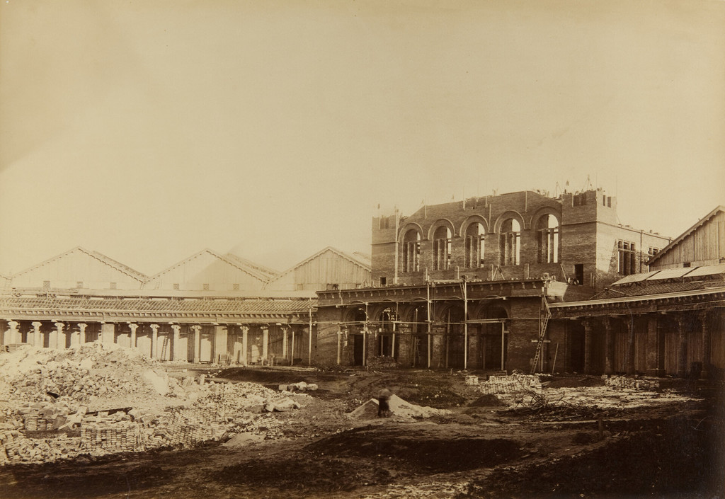 Construction site for Exposició Universal de Barcelona de 1888