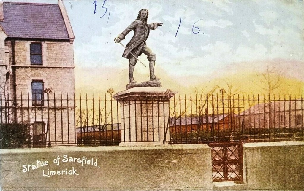 Limerick. Statue of General Patrick Sarsfield