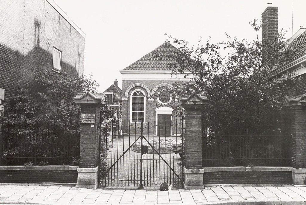 Alkmaar. Doopsgezinde Kerk (Mennonite Church), tijdens de restauratie