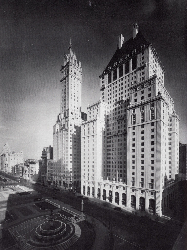 The Sherry-Netherland and Savoy-Plaza Hotels, January 1928.