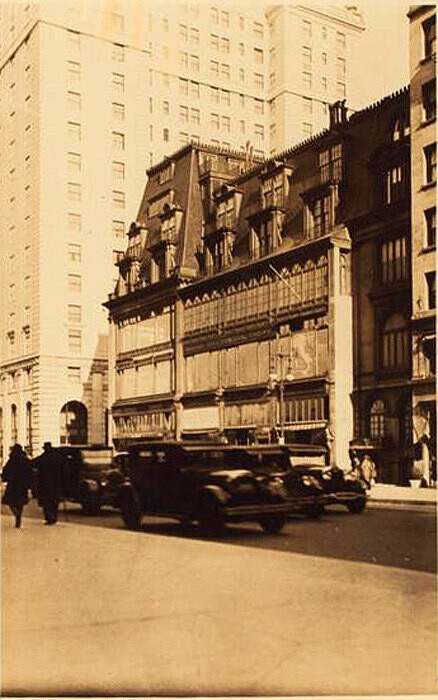Fifth Avenue at S. E. corner of 58th Street, showing Jones Estate Holdings