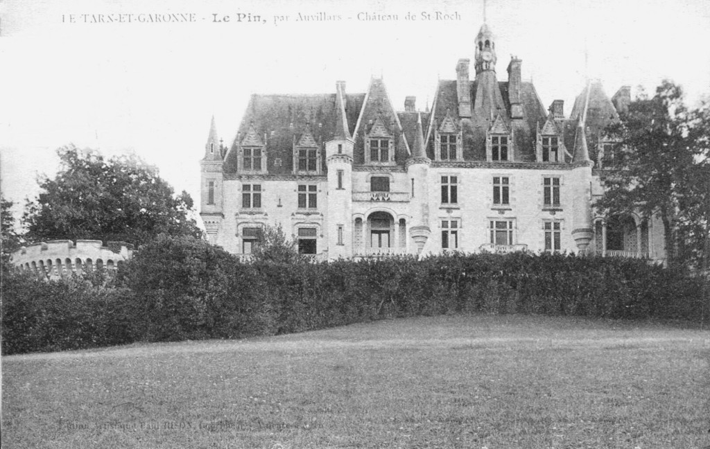Le Pin, par Auvillars - Château de Saint Roch