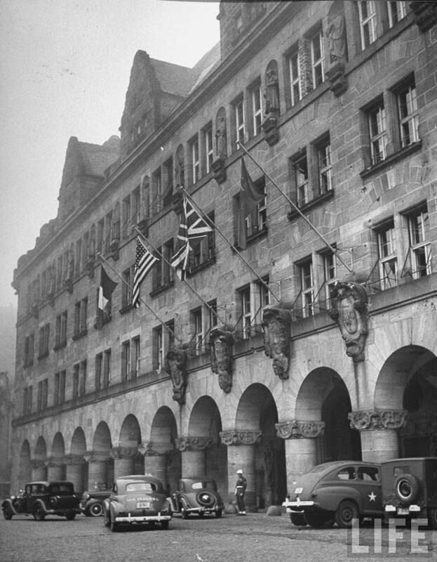 Der Justizpalast in Nürnberg