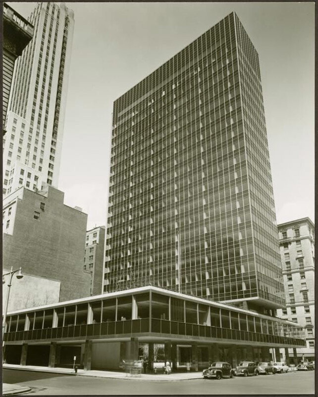 390 Park Avenue - East 53rd Street, Lever House, 1952, NY