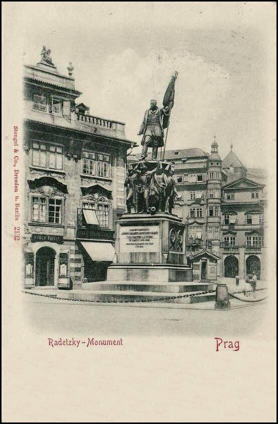 Praha, náměstí Maršála Radeckého či Radeckého náměstí (Malostranské náměstí)