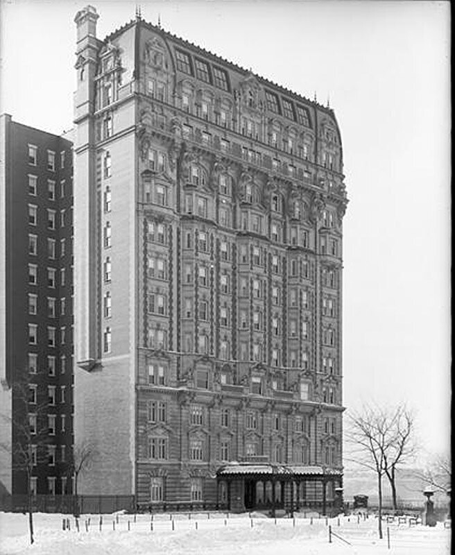 West 72nd Street and Riverside Drive. Chatsworth Apartments.