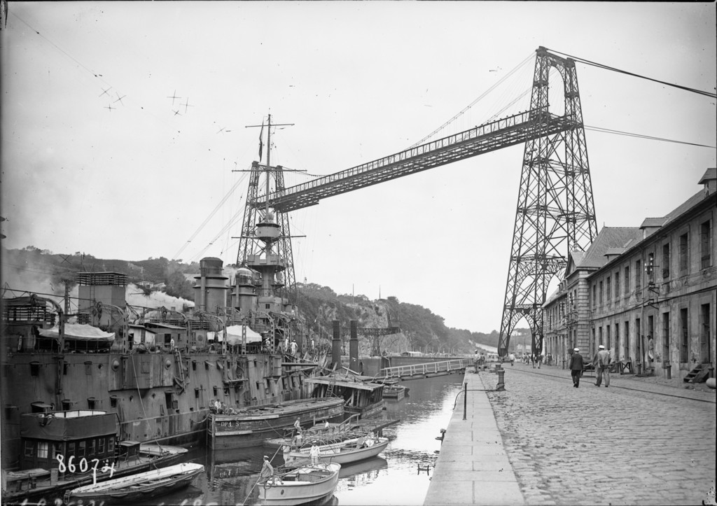 Arsenal de Brest, le pont transbordeur