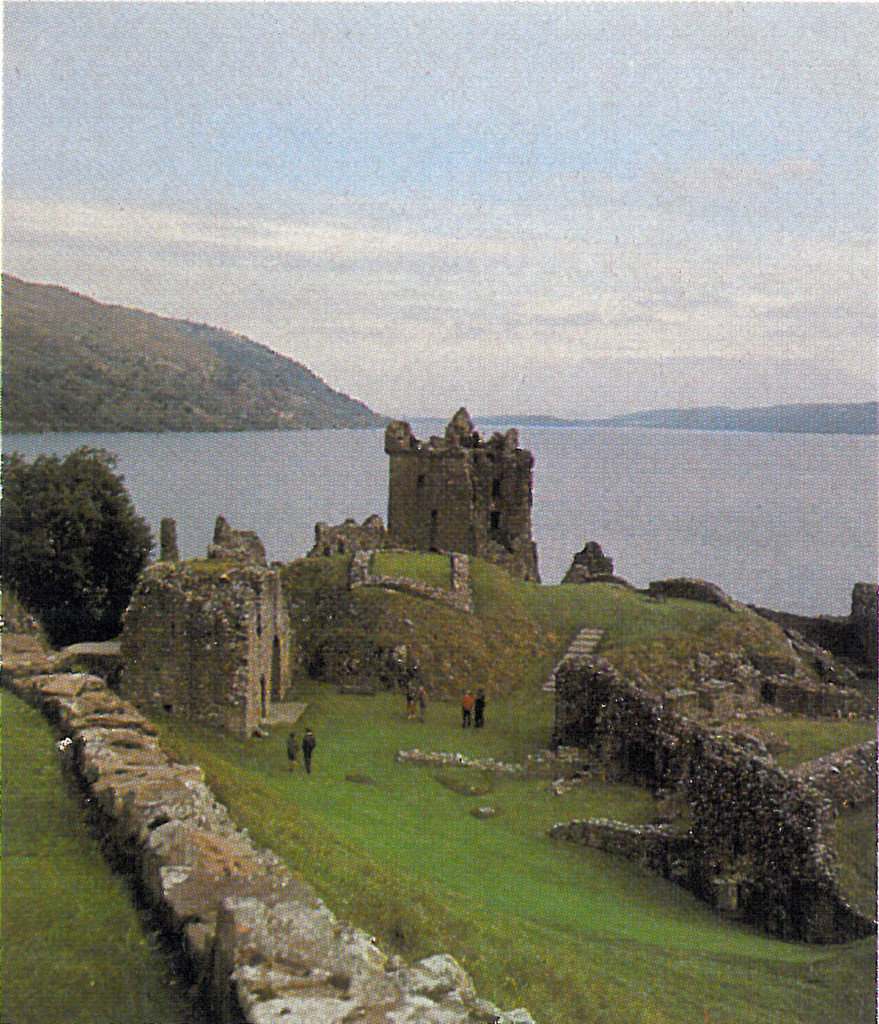Loch Ness and the ruins of Urquhart Castle