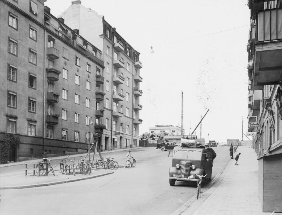 Kungsholms kyrkoplan 1-5, norrut från Bergsgatan