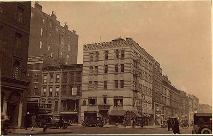 Lexington Avenue at N. W. corner of 57th Street. March 13, 1928