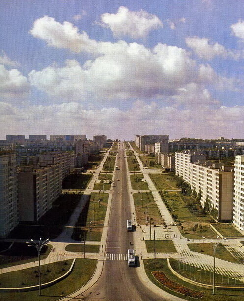 Chișinău, Bulevardul Armatei Sovietice (acum Bulevardul Traian)