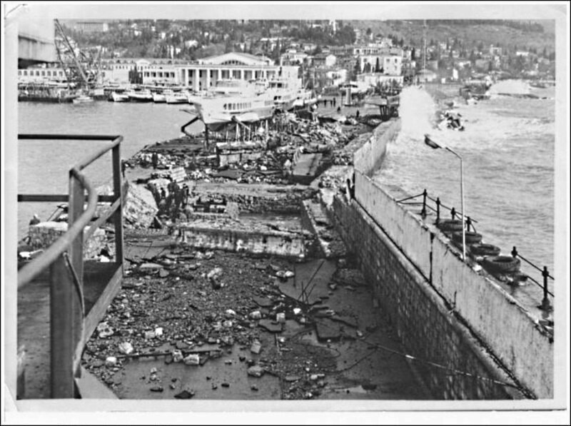 Порт після шторму 1970 р