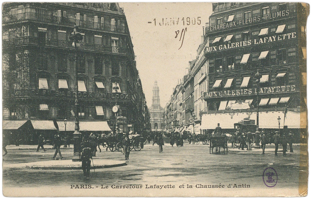 Le Carrefour Lafayette et la Chaussée d'Antin