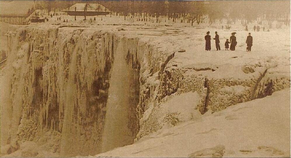 Niagara falls frozen