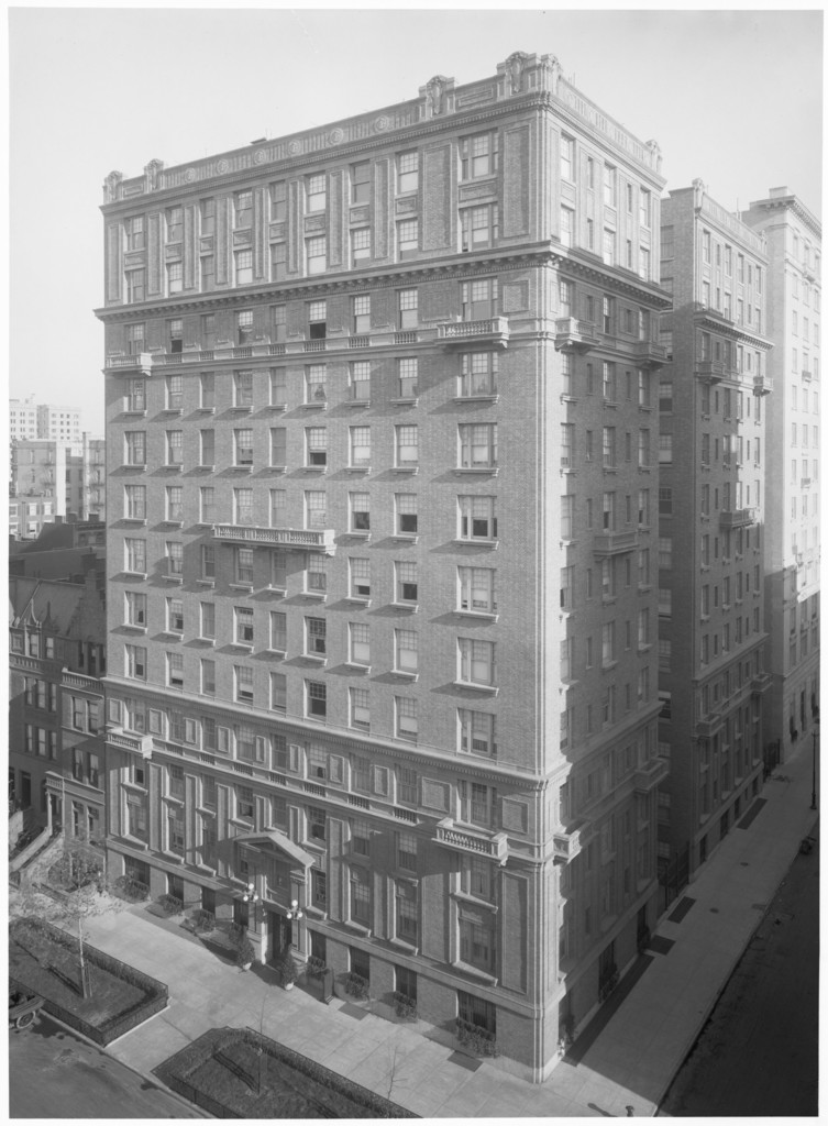 500 West End Avenue at the northeast corner of 84th Street. Apartment house