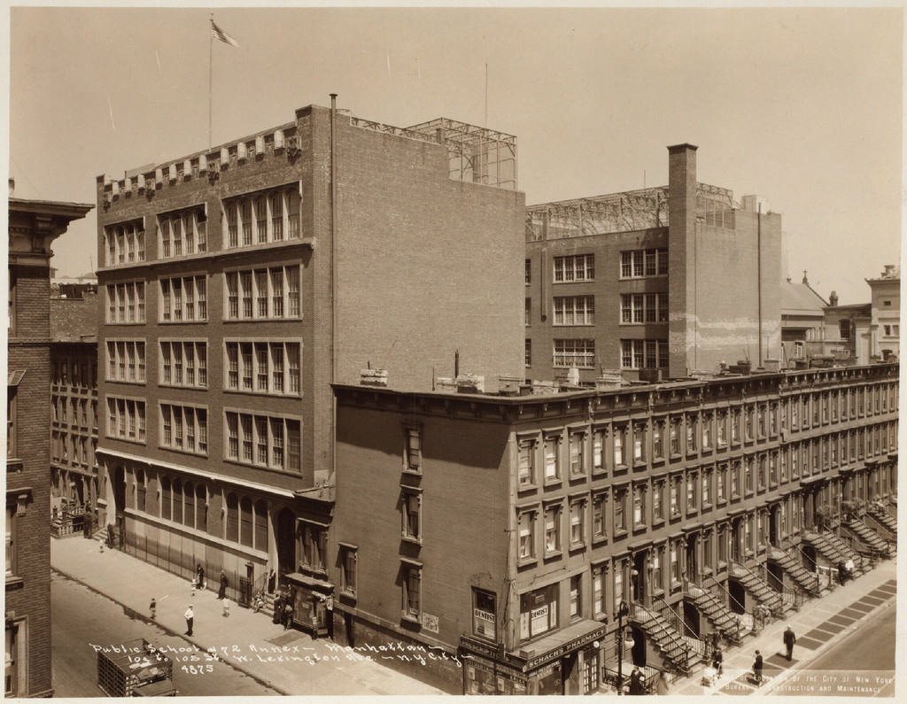 East 104th to 105th Streets, north-west corner of Lexington Avenue