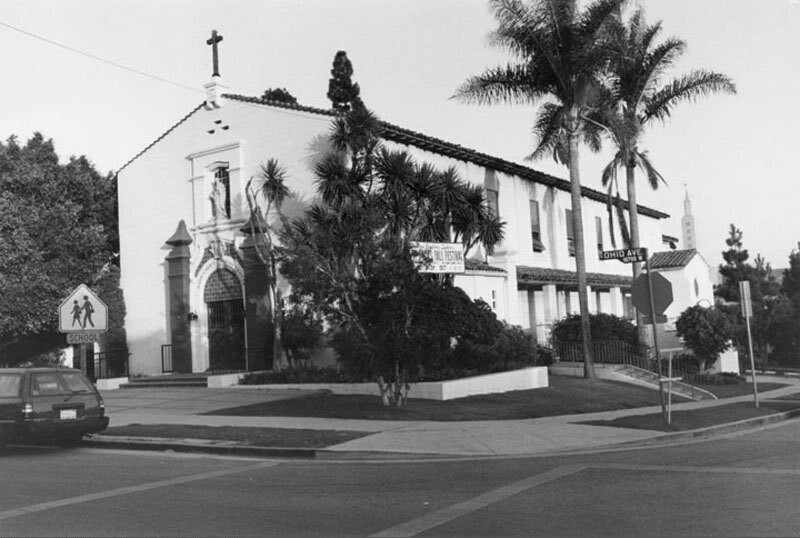 First building of St. Paul Apostle Catholic Church