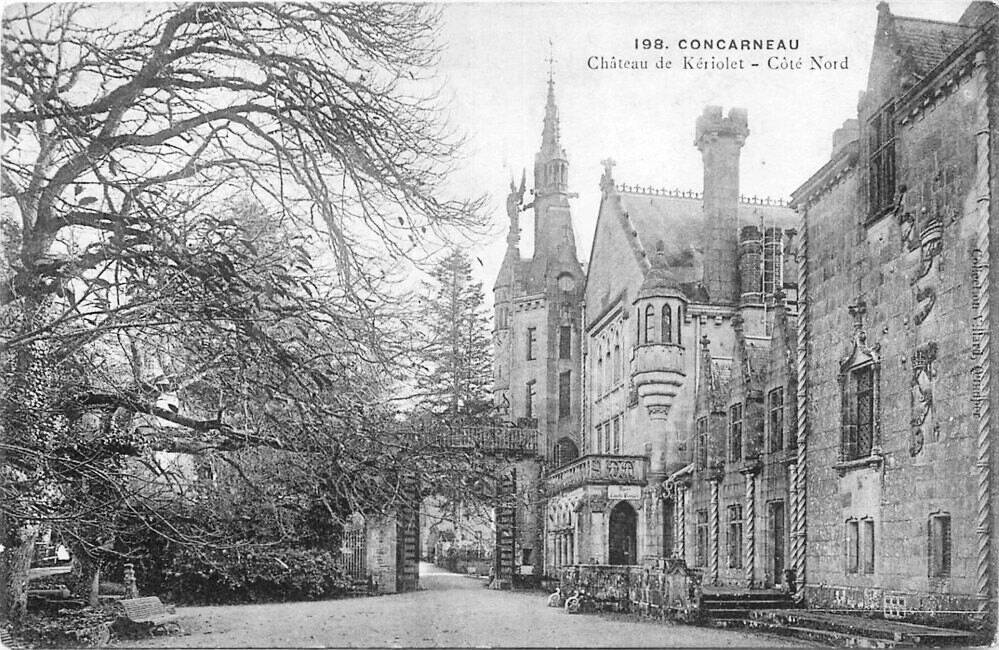 Concarneau: Château de Keriolet. côté Nord
