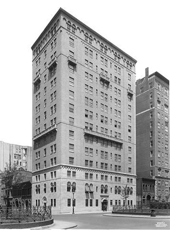 860 Park Avenue at 77th Street, N.W. corner. Apartments.