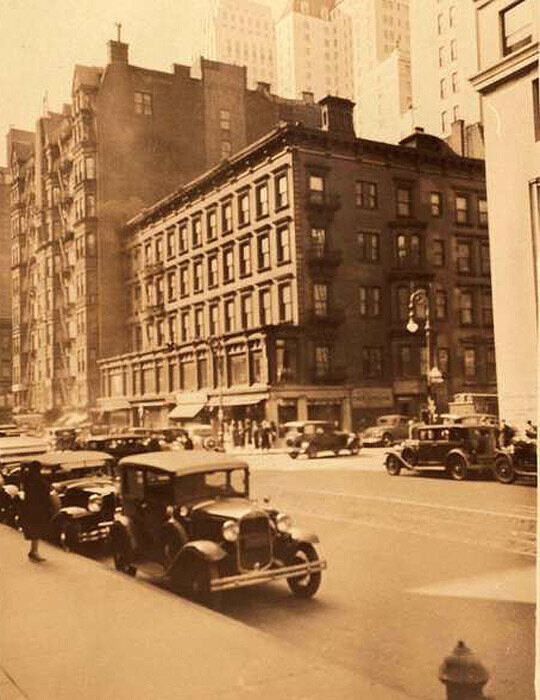Madison Avenue at S.W. corner of 60th Street. October 21, 1930