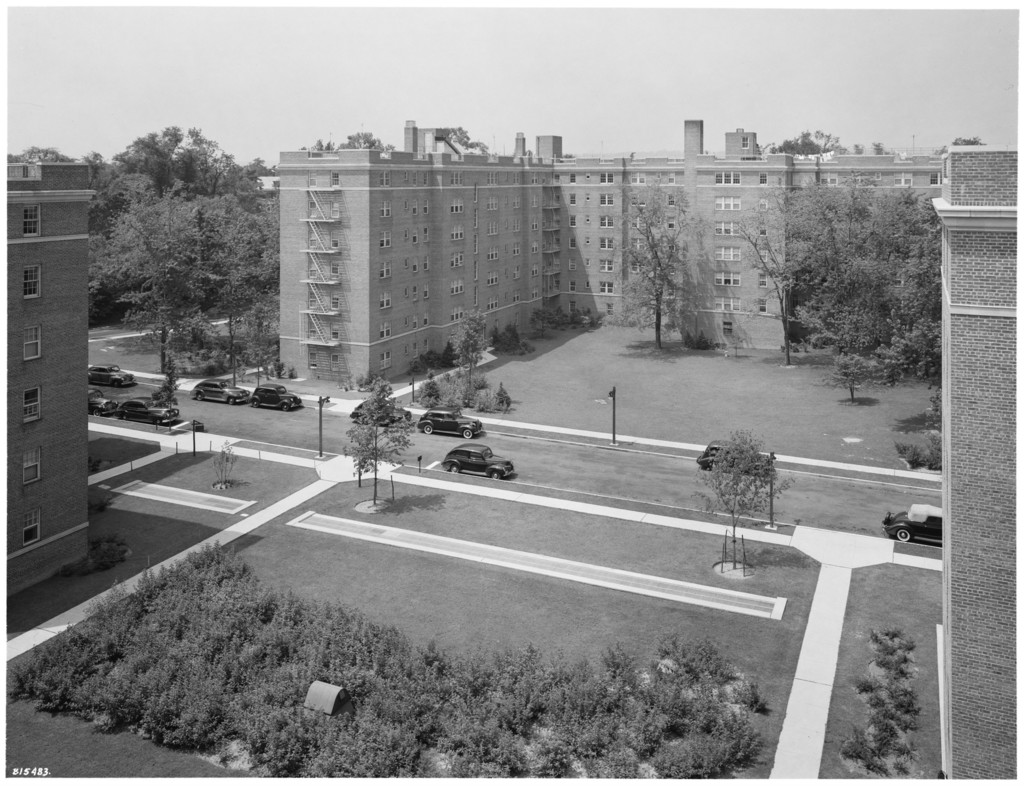 Riverdale Avenue and 254th Street. Riverdale Park apartments