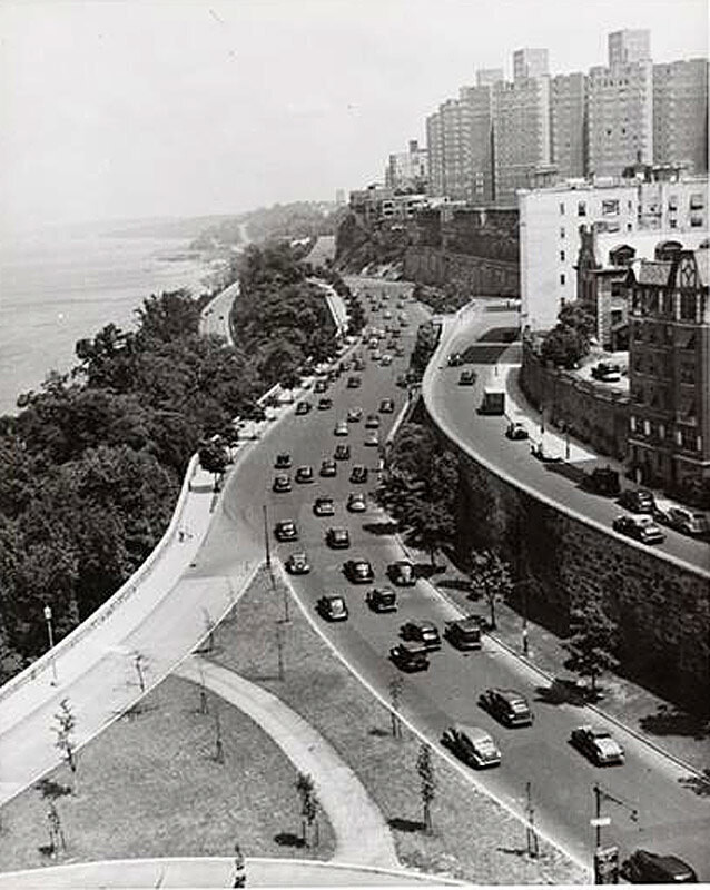 Aerial view of Riverside Drive