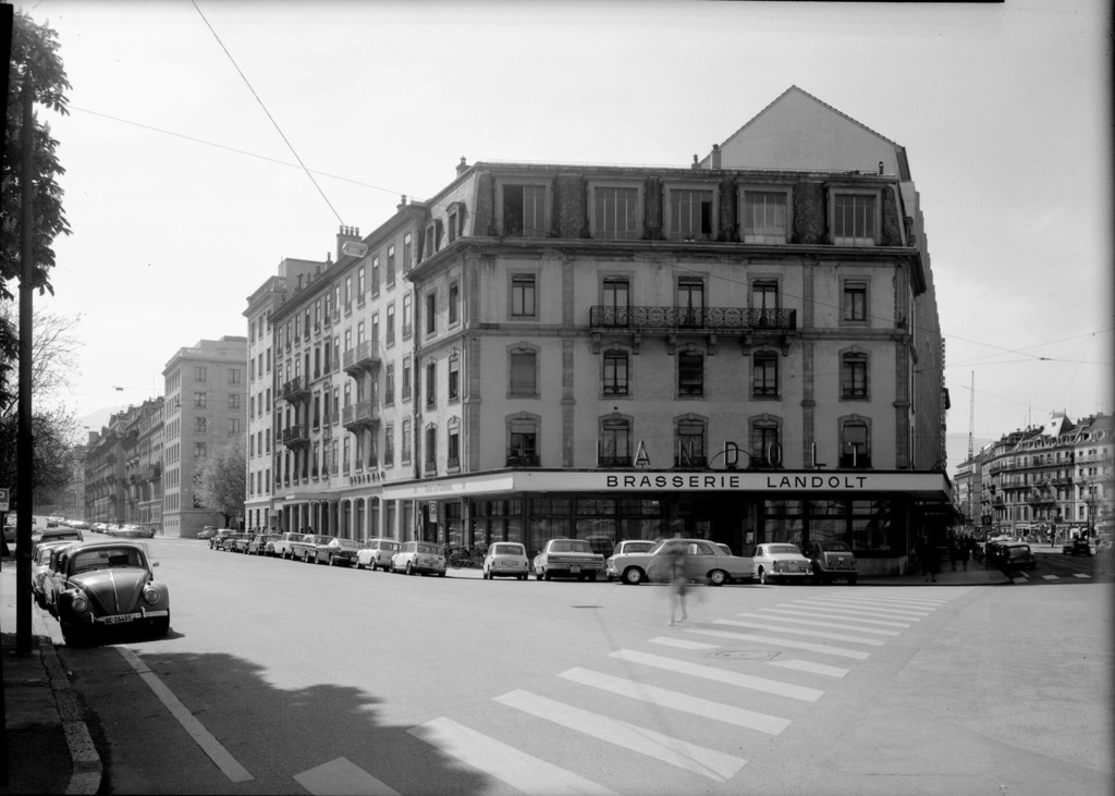 Rue du Conseil-Général: brasserie Landolt