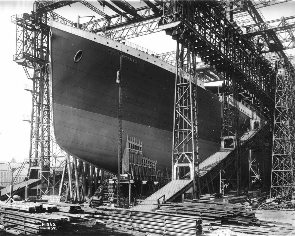 Belfast. Titanic construction