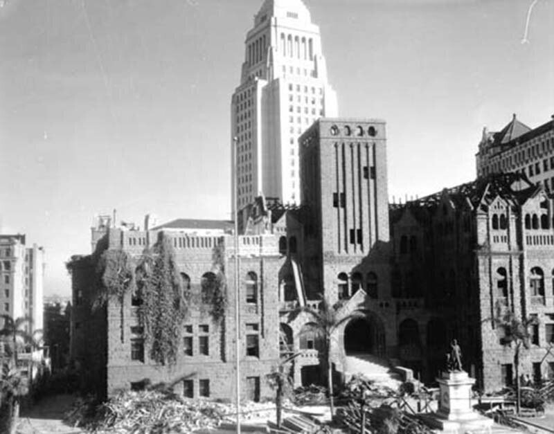 Demolition of the L.A. County Courthouse