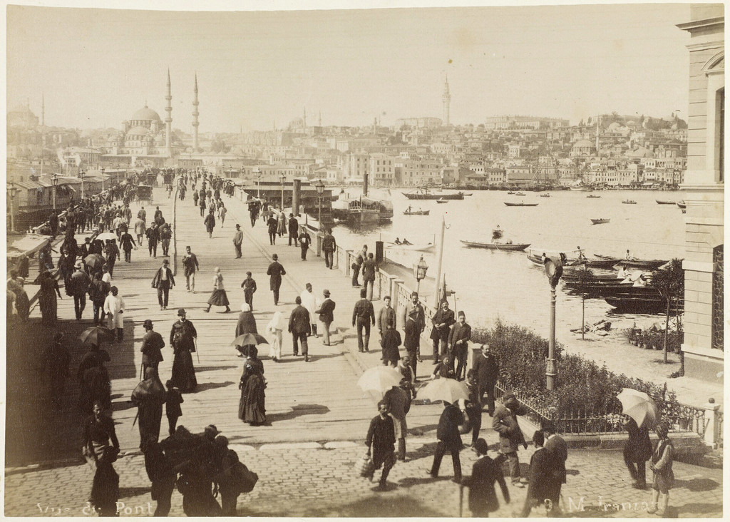 Konstantinopolis. Galata Köprüsü