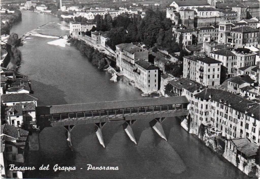 Bassano del Grappa, Panorama con Ponte Vecchio