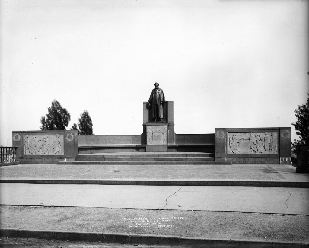 Statue & Pedestal Carl Schurz, Morningside Drive & 116th Street