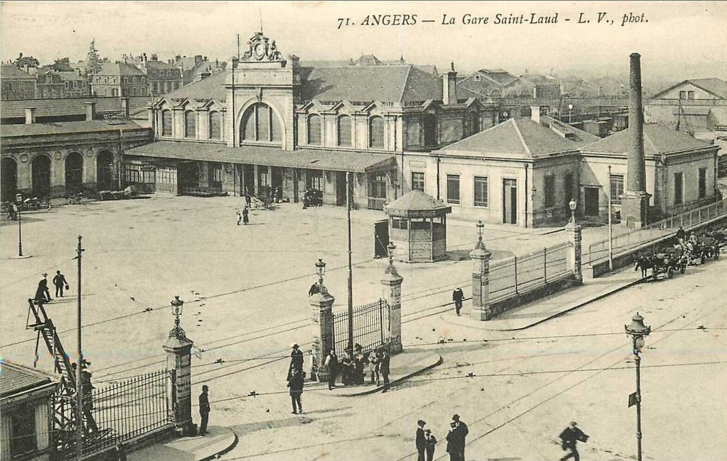 Angers. La Gare Saint-Laud