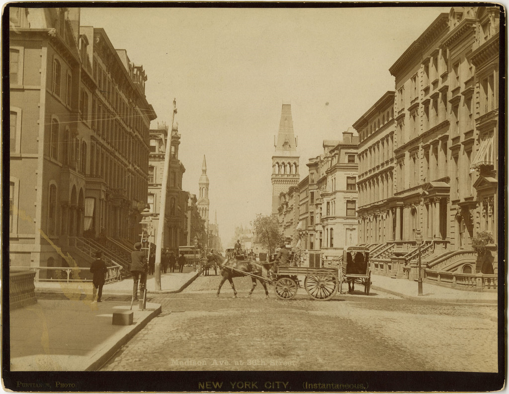 Madison Avenue at 36th Street, 1880s