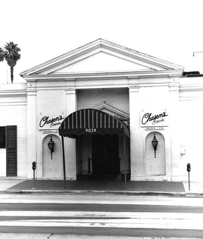 Chasen's front entrance