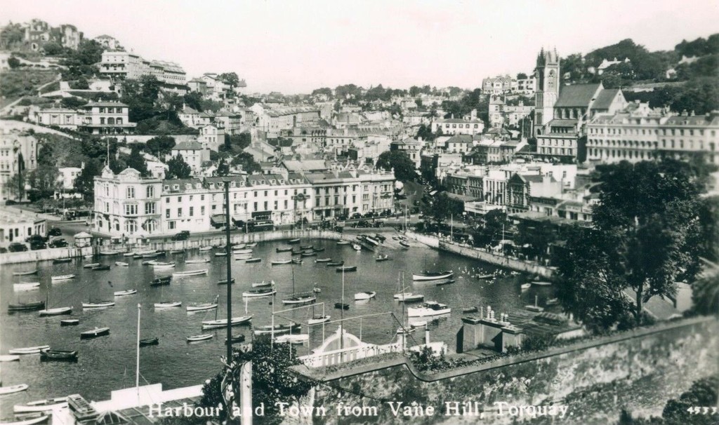 Torquay. Harbour & Town from Vane Hill