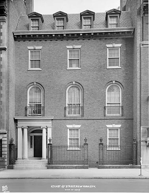117 East 69th Street between Park and Lexington. Residence.