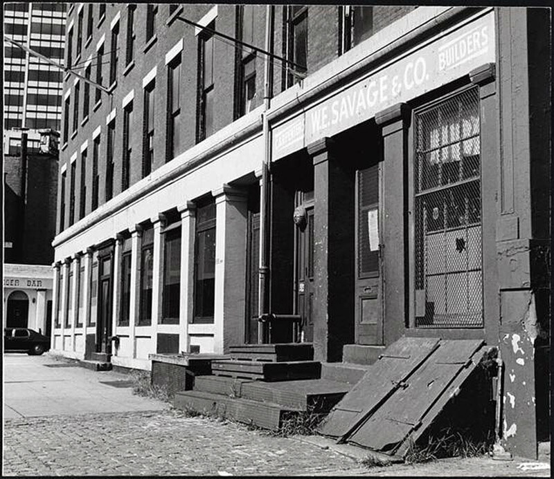 159-163 John Street and W.E. Savage & Co. at 165 John Street
