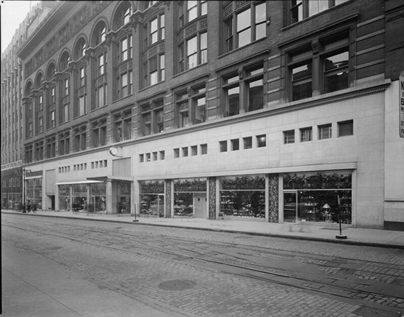 Bloomingdales, general view on 59th Street with new store windows.