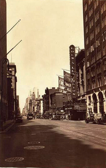 North on Lexington Avenue from S. W. corner of 50th Street