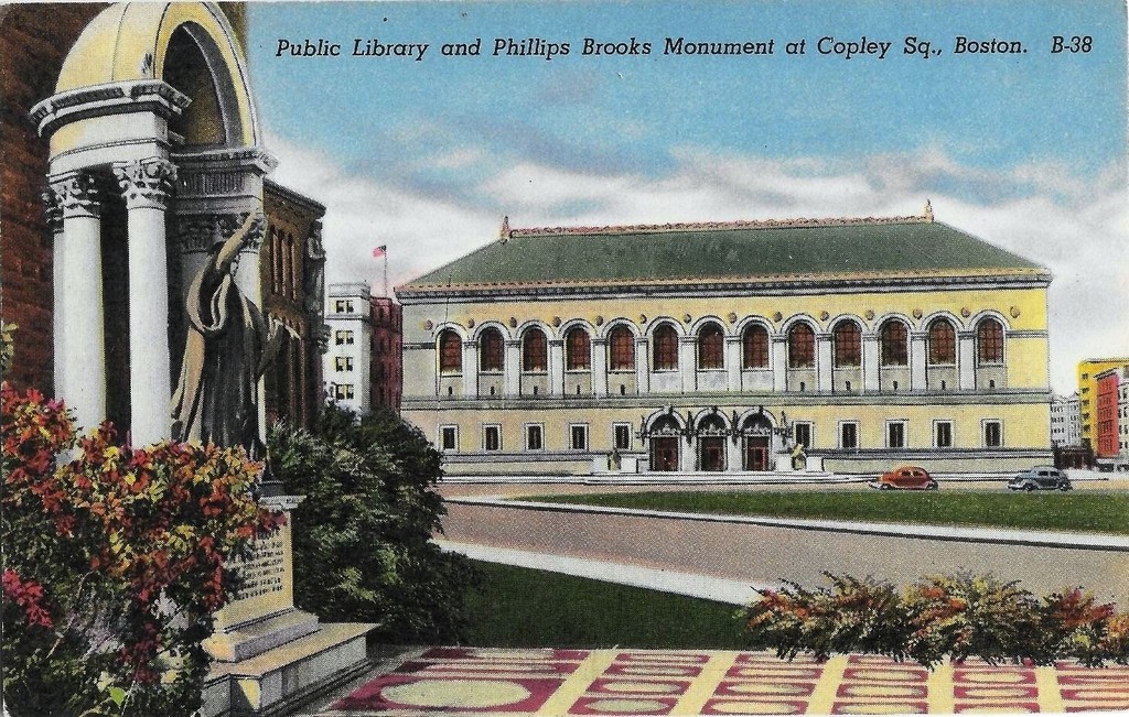 Copley Square. Public Library