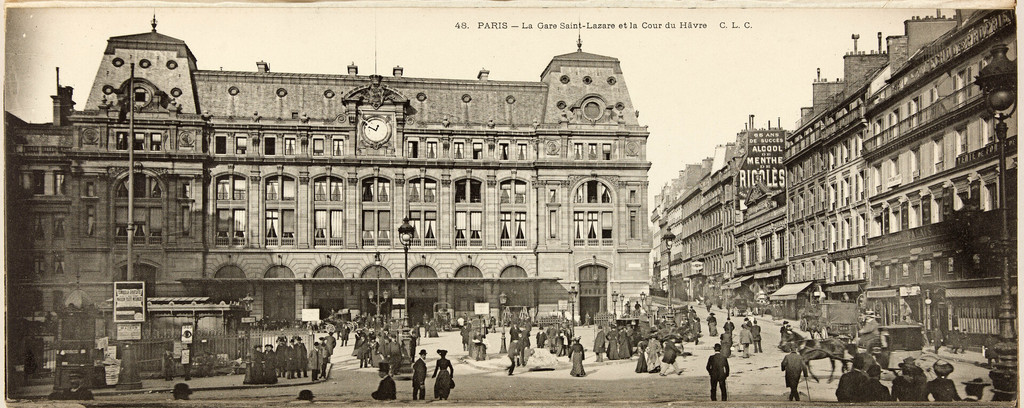 La Gare Saint-Lazare et la Cour du Hâvre