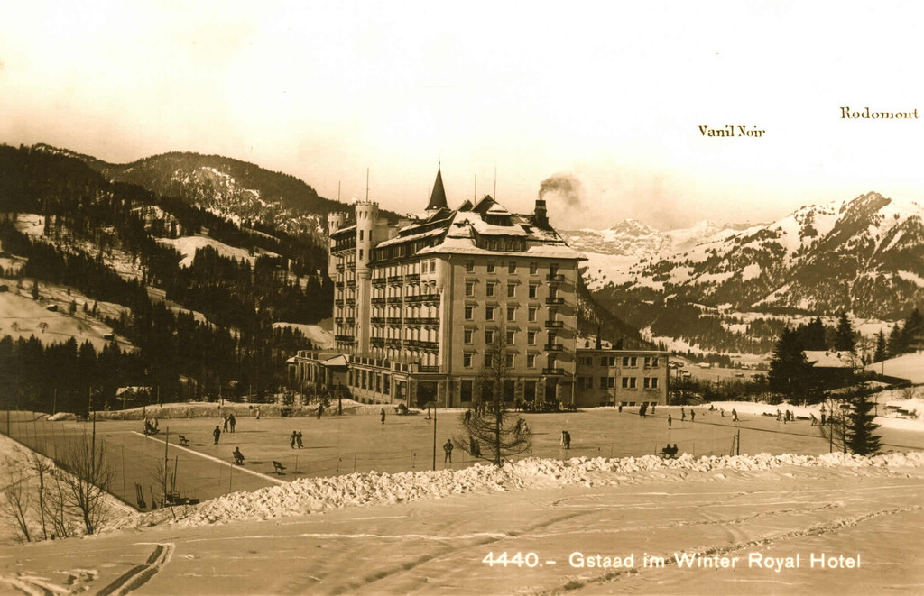 Gstaad. Royal Palace Hotel and Icerink