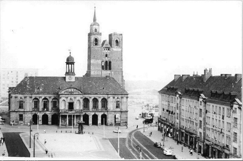 Altes Rathaus / Magdeburg. Rathaus. Jacobkirche