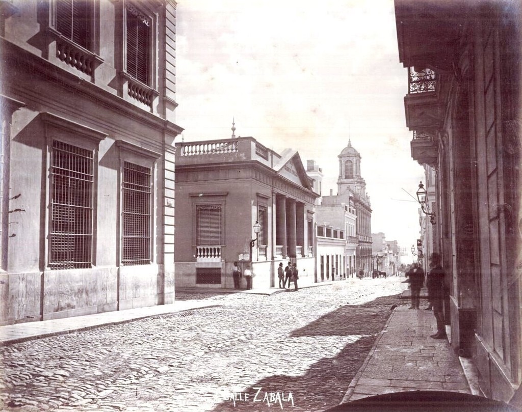 Montevideo. Calle Zabala