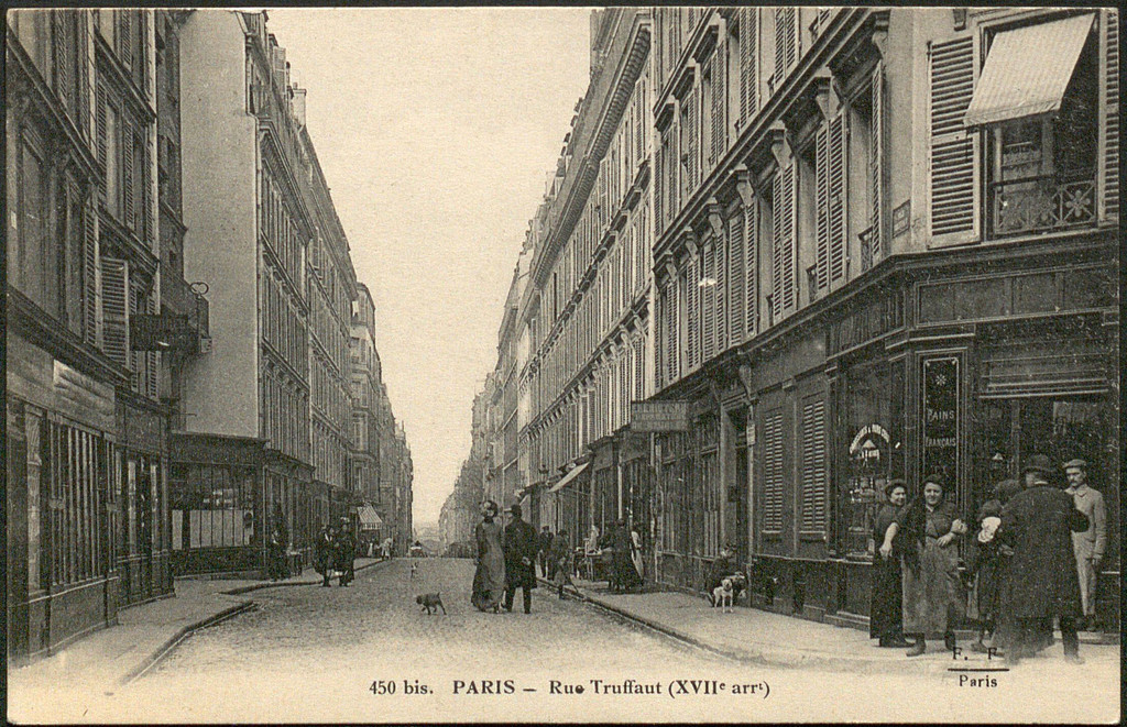 Rue Truffaut à la rue Bridaine