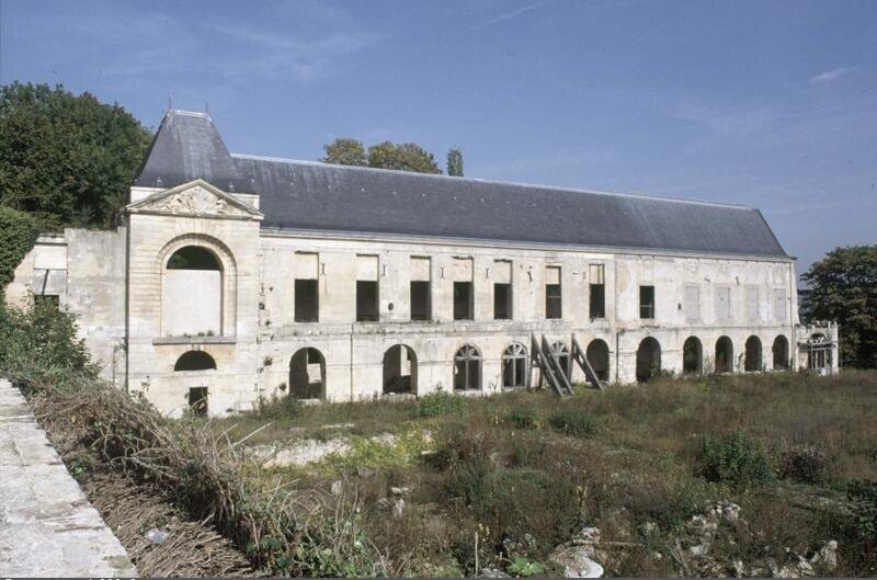 Château de Gaillon. Pavillon Colbert en cours de restauration
