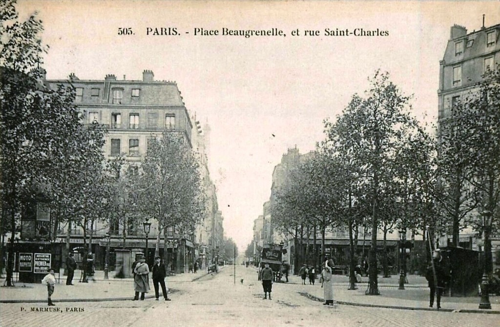 Place Beaugrenelle, et rue Saint-Charles