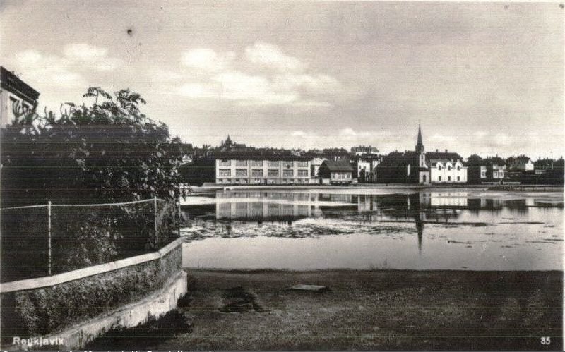 Reykjavík. Pond