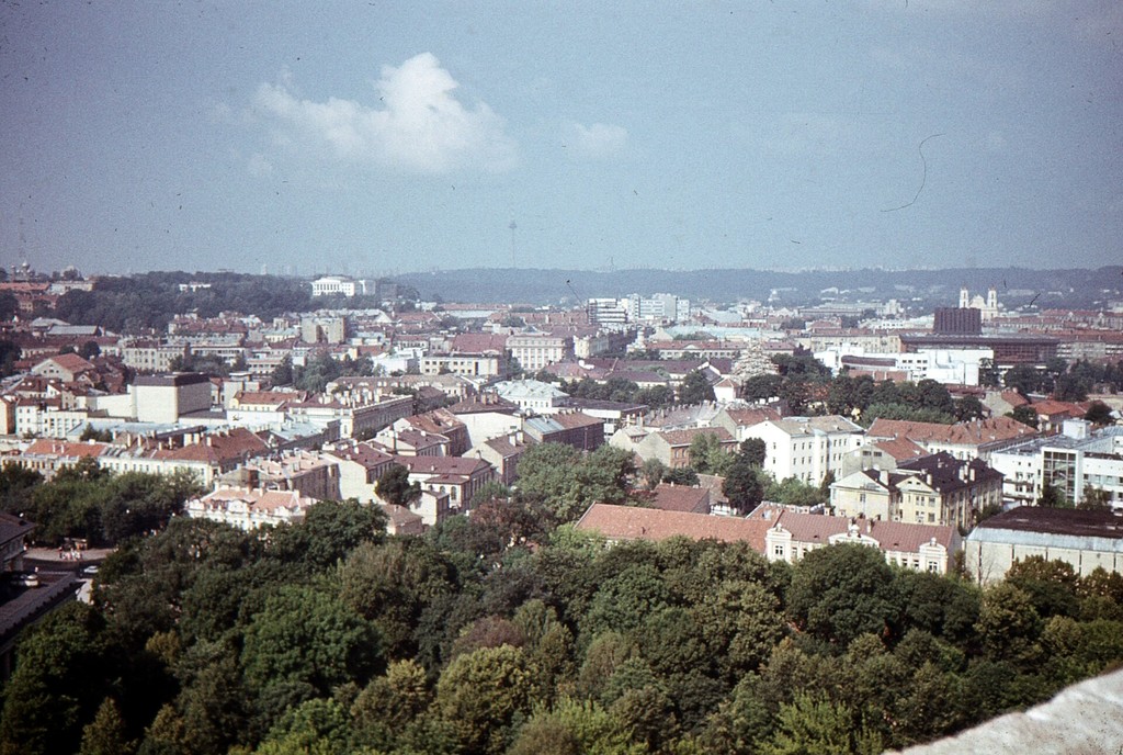 Vakarų Vaizdas iš Gedimino pilies bokšto